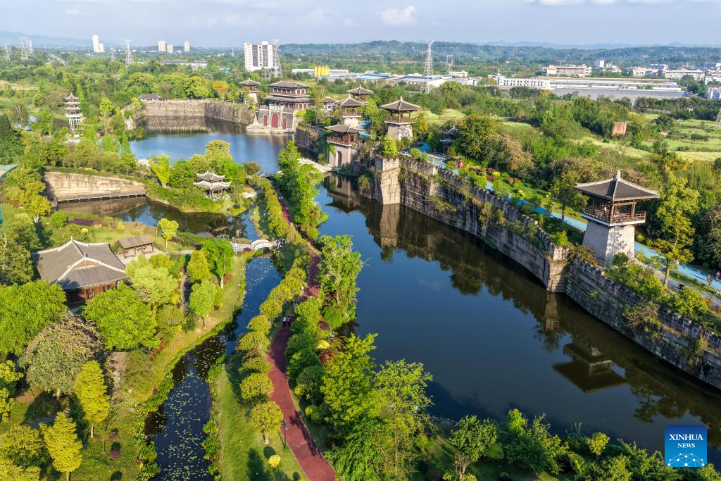 Scenery of Yudaihe park in China’s Chongqing-Xinhua