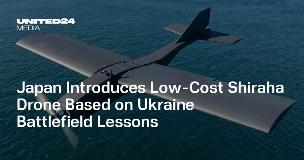 Japan Introduces Low-Cost Shiraha Drone Based on Ukraine Battlefield Lessons — UNITED24 Media