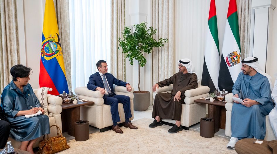 Article: Ecuador approves bilateral investment treaty with UAE