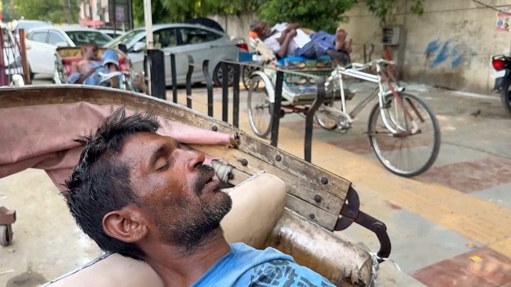 Video. Intensifying heat wave grips northern India as temperatures near 48°C