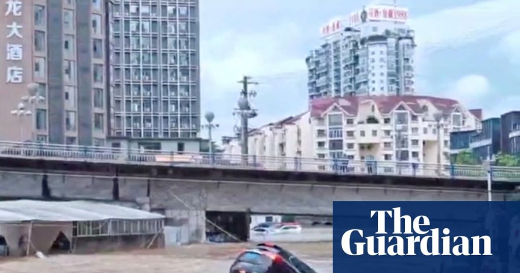 Torrential rain and floods kill at least 25 people in southern and central China – video | China