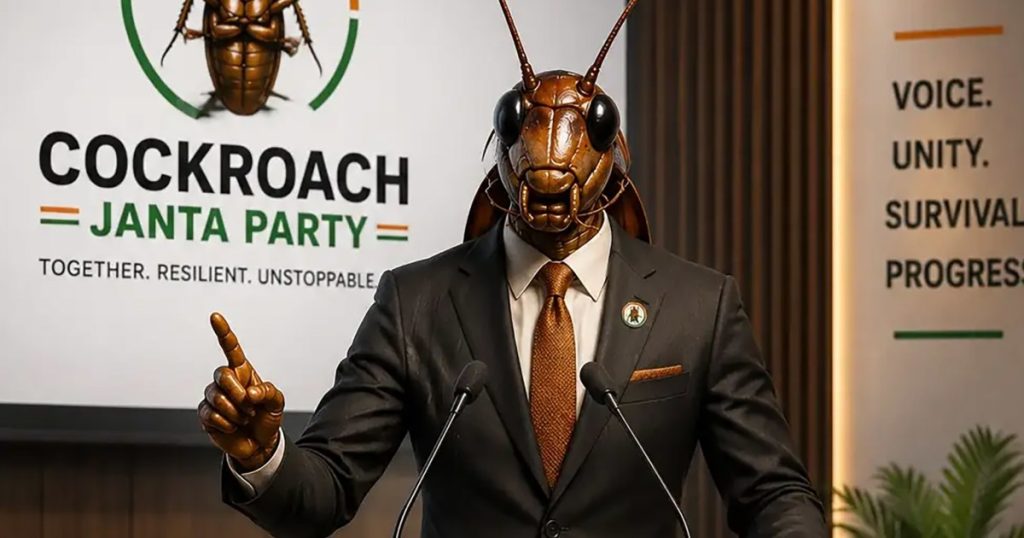 India’s ‘Cockroach Janata Party’ began as a joke. Then millions joined in.