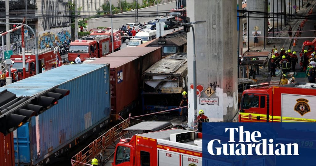 At least eight people killed in Bangkok rail crossing collision | Thailand