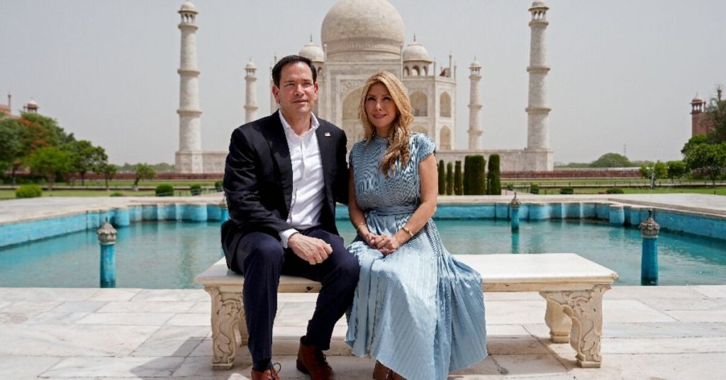 Taj Mahal, Village People and elephants: Rubio’s India excursion