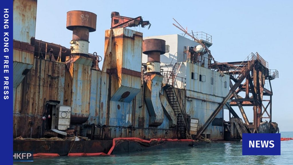 Lamma Island dredger: Owners told to speed up salvage after missed deadline