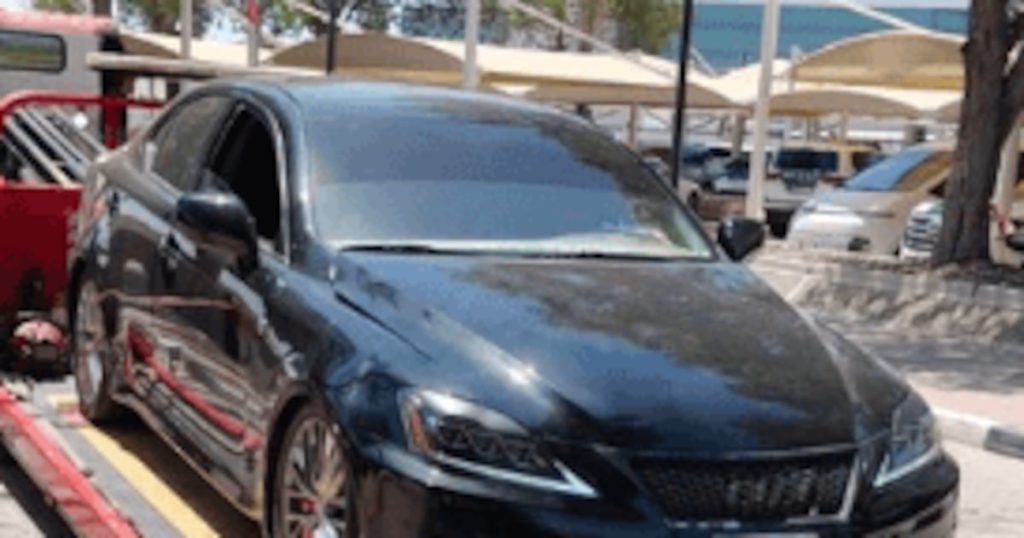 Dubai Police seize car after driver caught on video performing stunts
