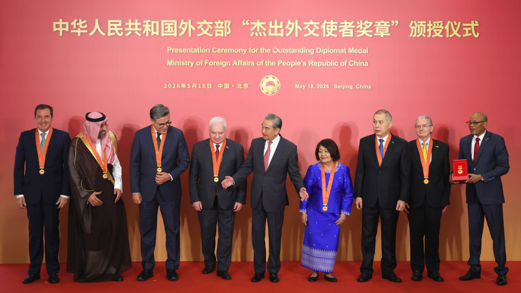 Outstanding Diplomat Medal presented