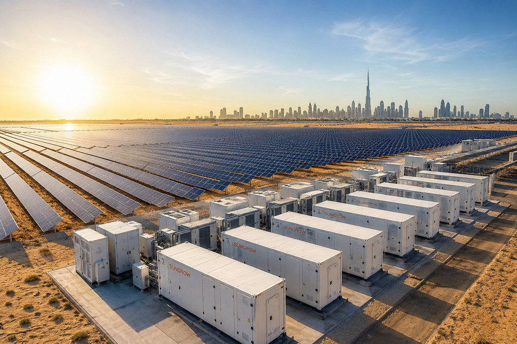 Sungrow to supply Inverters for UAE 5.2 GW solar project