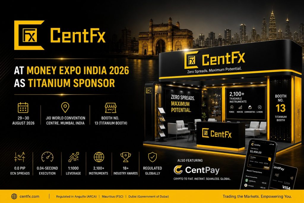 CentFX Announces Participation at Money Expo India 2026 as Titanium Sponsor