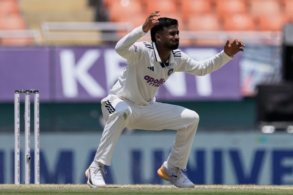 Manav Suthar picks up 6-33 on debut as India enforces follow-on against Afghanistan