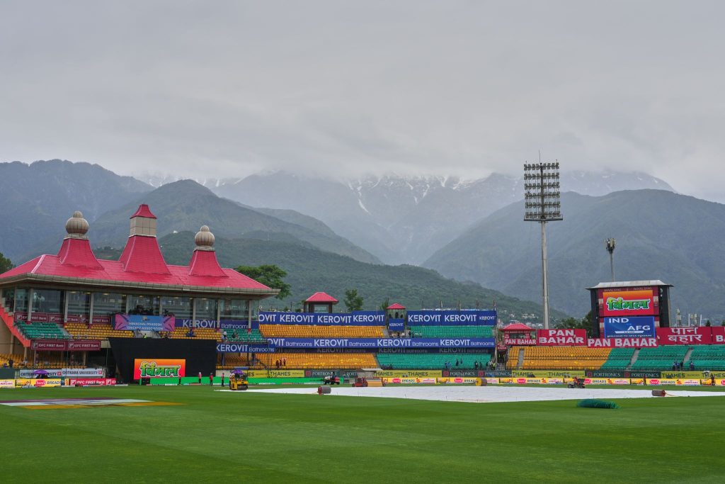 Rain showers delay the start of the first India-Afghanistan one-day cricket match