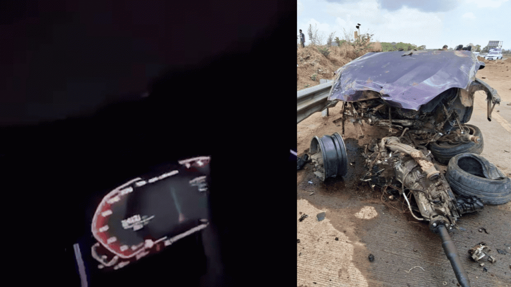 ‘Social media post shows car hitting 251 kmph’: 2 killed in high-speed BMW crash on Delhi-Mumbai Expressway | Mumbai News