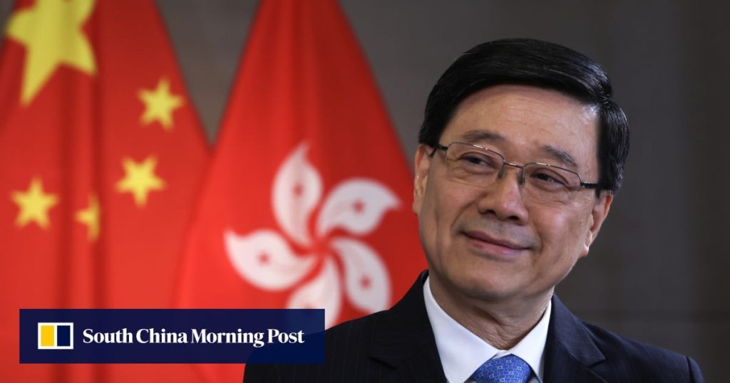 Exclusive | ‘Not giving up on any market’: John Lee on his strategy to push Hong Kong’s interests