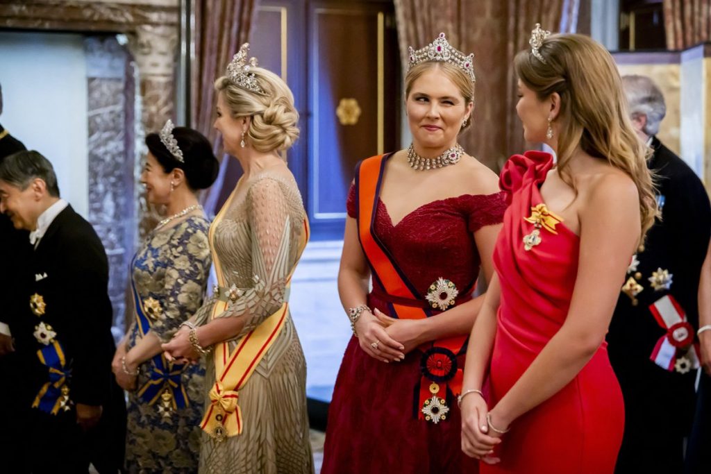 Seven Stunning Tiaras at Tonight’s Japanese State Banquet in Amsterdam