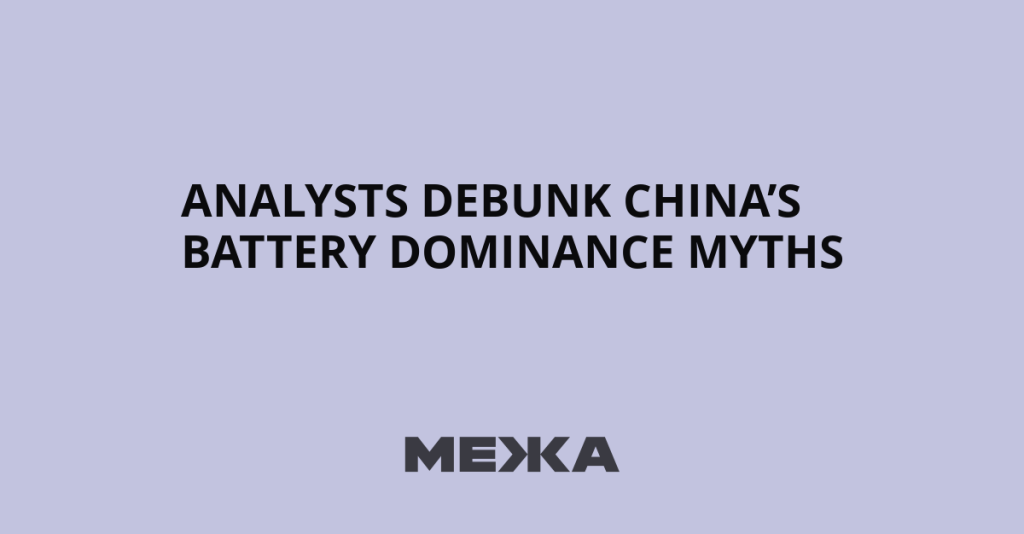 Analysts debunk China’s battery dominance myths | Ukraine news