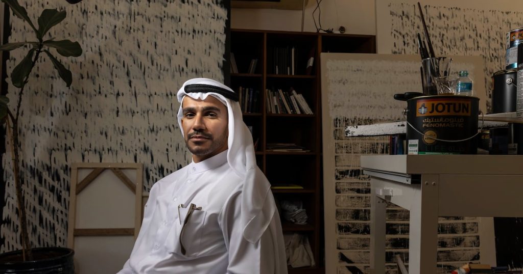 How Iran’s attacks on the UAE introduced disorder to Juma Al Haj’s paintings