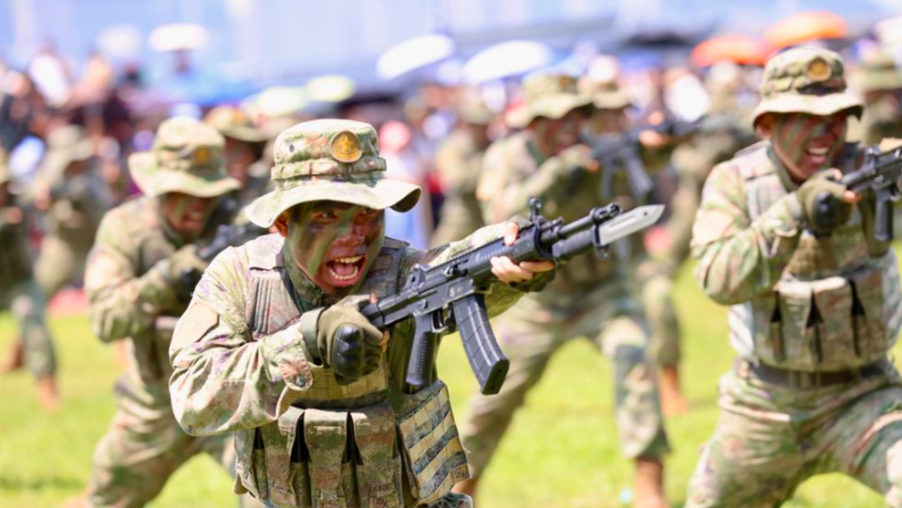 Military prowess on display