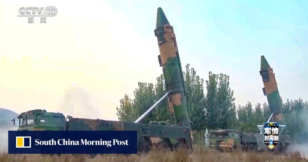 What signal is China sending with footage of DF-17 hypersonic missile launches?