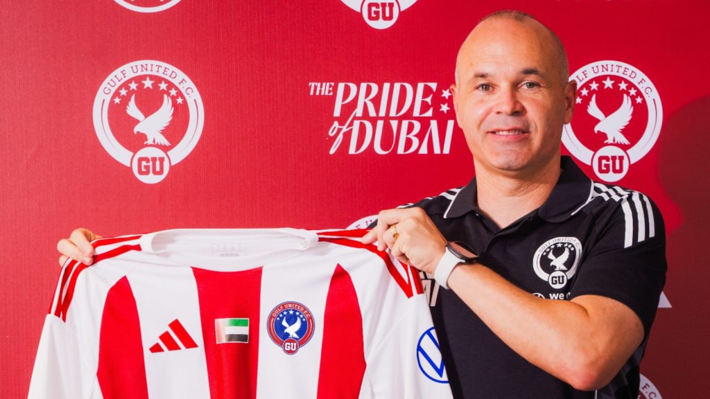 Andrés Iniesta gets his first job as coach at Gulf United FC in Dubai –