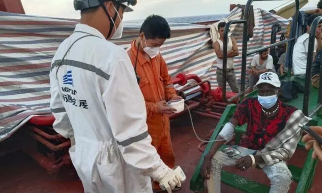 Egypt thanks China after Hong Kong-registered vessel rescues 41 people in the Mediterranean
