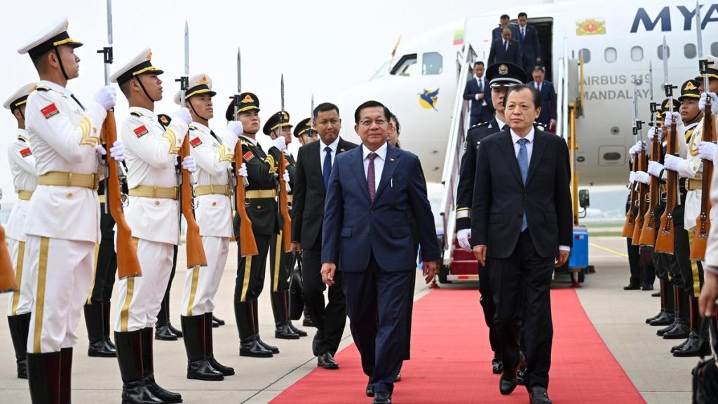 After India trip, Myanmar President Min arrives in China on five-day visit