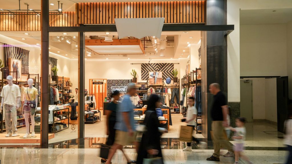 Levi’s brings its viral covered batwing logo moment to the UAE