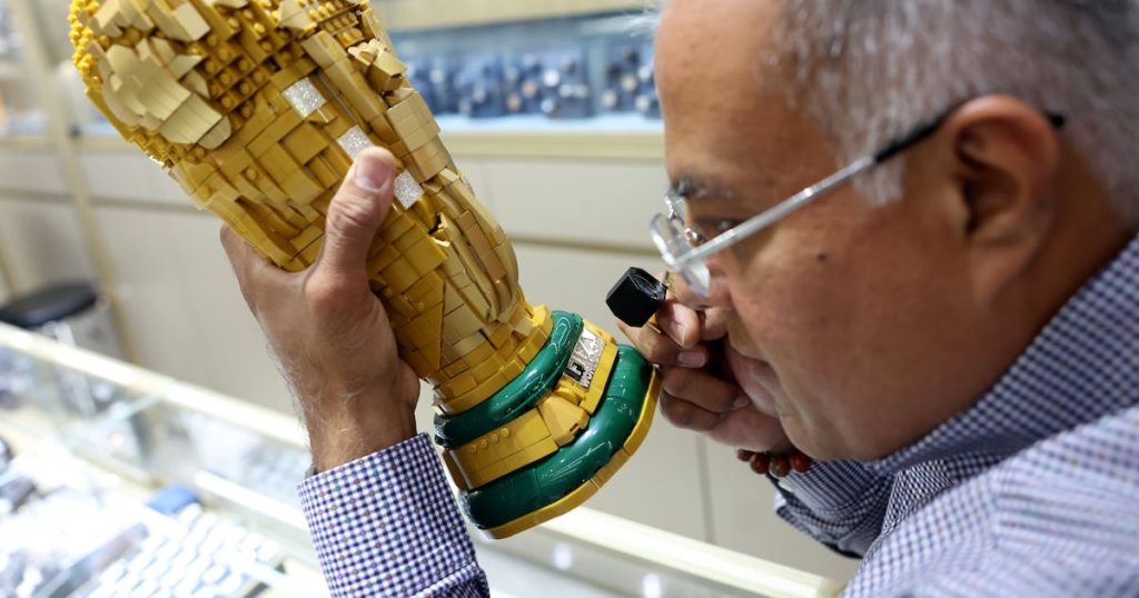 Dubai’s Dh300,000 diamond-encrusted Lego World Cup could be most expensive set ever built
