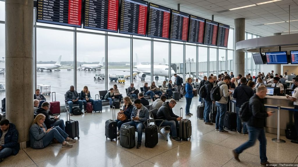 Route Disruptions Snarl Traffic at Guangzhou Baiyun Airport