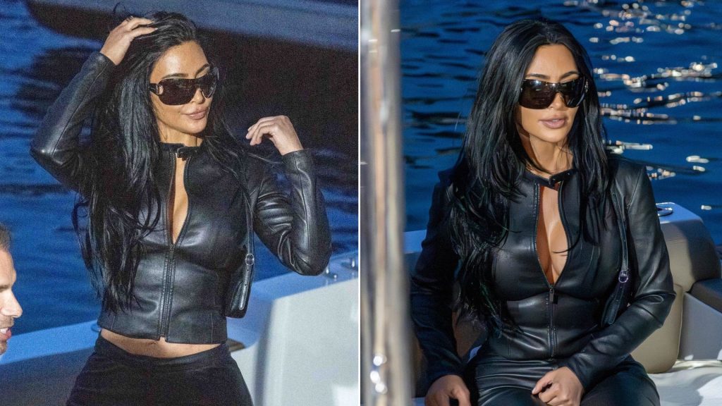 Kim Kardashian’s Gucci Racing Suit Is Ideal Grand Prix Attire