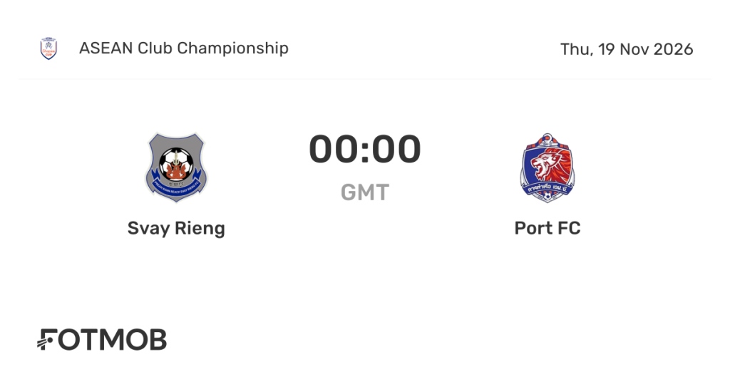 Svay Rieng vs Port FC