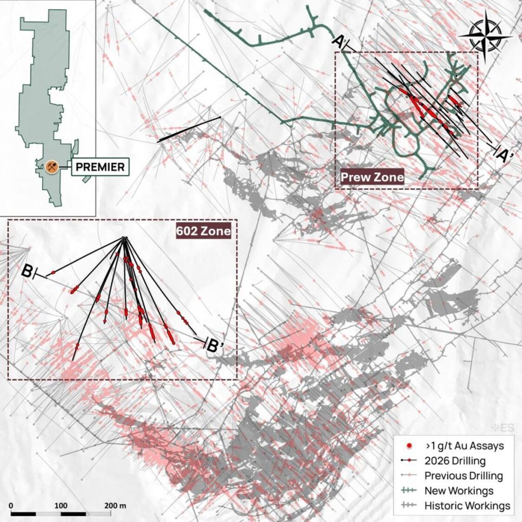 Cambria delineates Premier high-grade gold