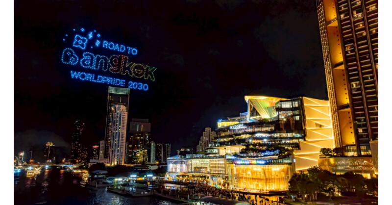 ICONSIAM Captivates the World with Historic Rainbow Drone and Fireworks Spectacular, Showcasing Thailand’s Readiness to Host World Pride 2030