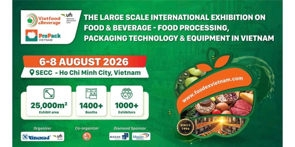 Vietfood & Beverage – Propack Vietnam 2026 in Ho Chi Minh City