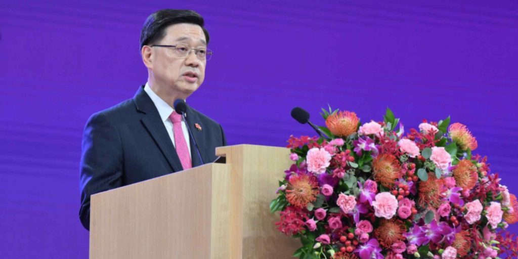 Hong Kong’s John Lee tightens embrace of Xi in pivotal year for himself
