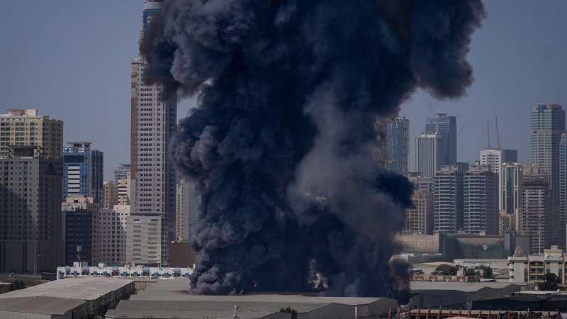Why is Iran warning that Dubai and Abu Dhabi airports should be evacuated?