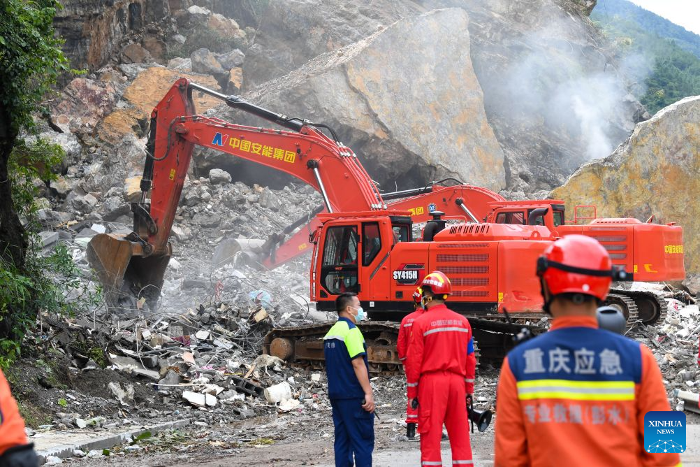 Rescue underway after mountain collapse hits China’s Chongqing-Xinhua