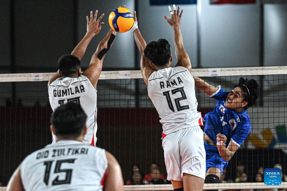 Men’s SEA Volleyball Cup 2026 Second Leg Pool A match: Indonesia vs. Philippines-Xinhua