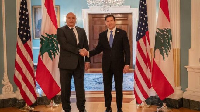 Rubio hails Lebanon for peace efforts after meeting president|Arab News Japan