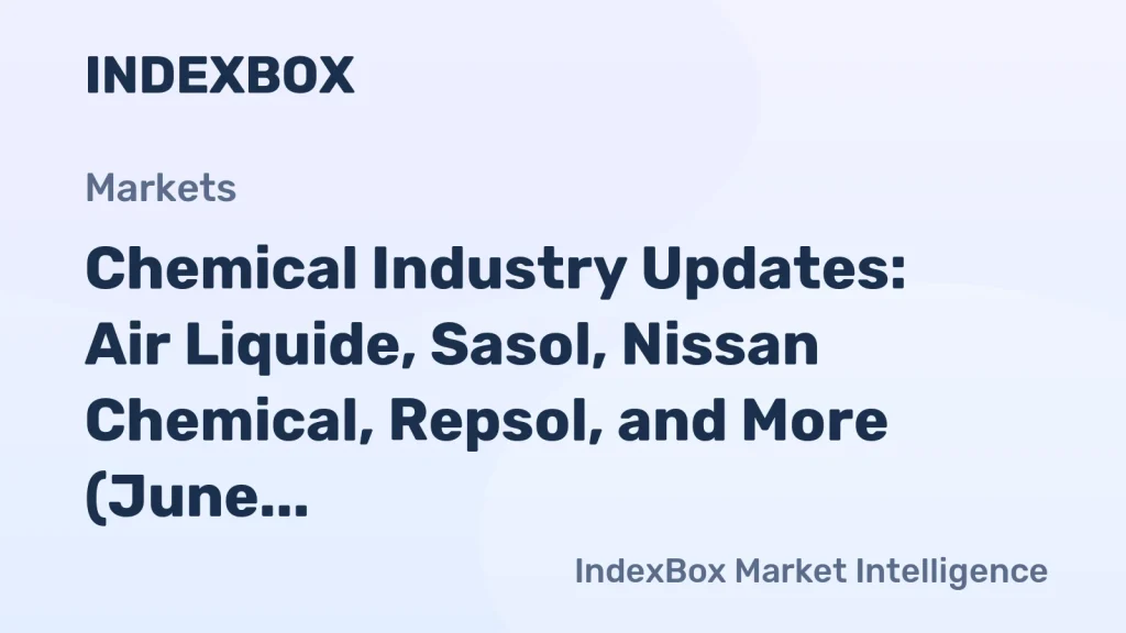 Chemical Industry News: Air Liquide Cement Pilot, Sasol Expansion, Repsol Renewable Fuels, and Other Developments (June 2026) – News and Statistics