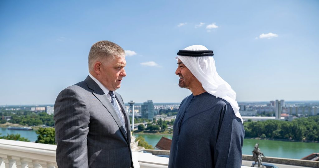 President Sheikh Mohamed holds talks with Slovak Prime Minister in Bratislava