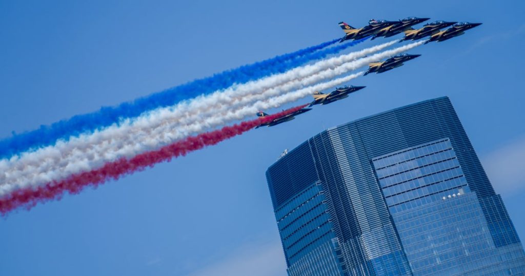 Fursan Al Emarat jets fly in US skies for first time as America turns 250