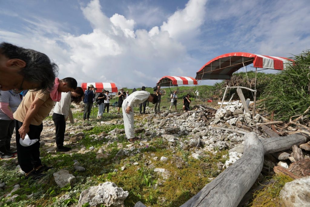 An excavation in Taiwan searches for remains of Japanese soldiers lost in WWII ship sinking