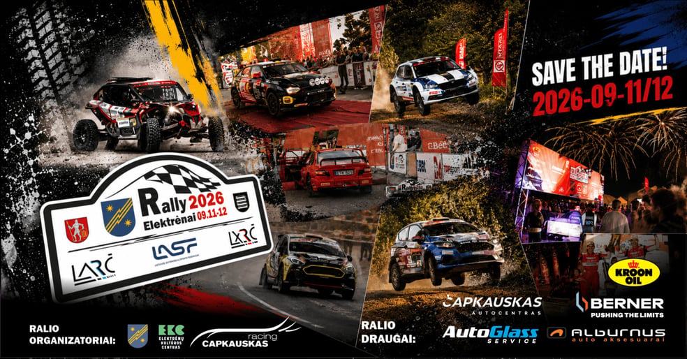 Rally Elektrėnai 2026 Returns: Speed, Dust and a Battle for Every Second