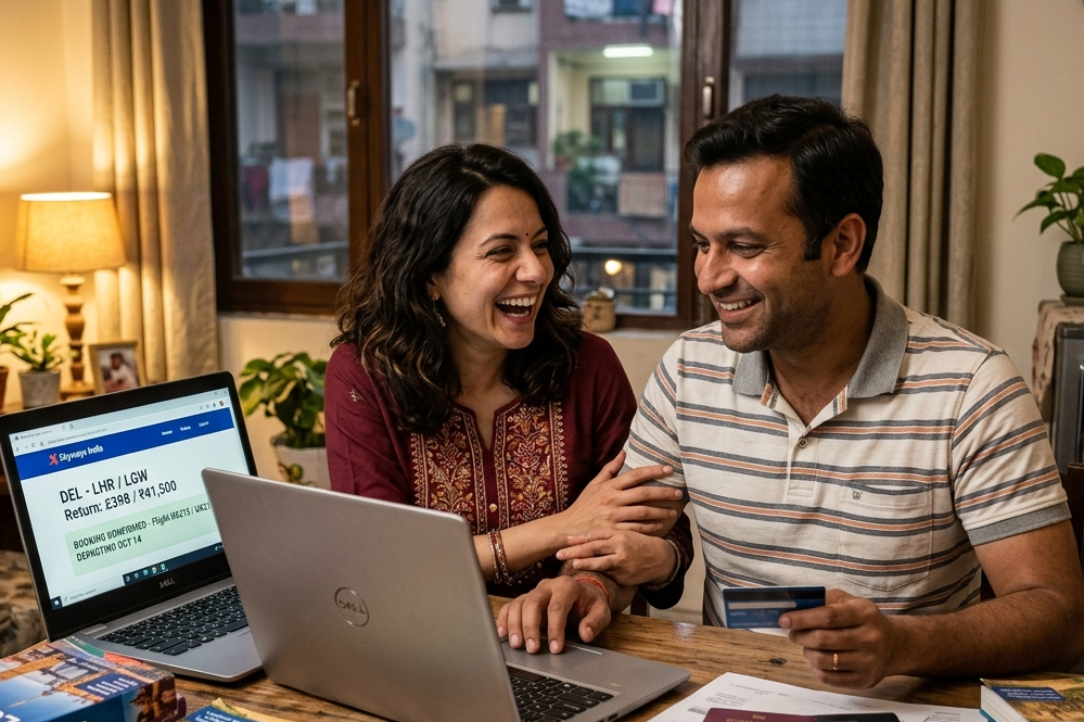 How I Got Cheap Return Flights from Delhi to the UK