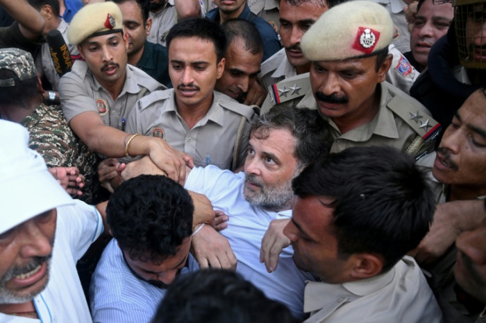 Bangkok Post – India opposition leader Gandhi detained after calling for PM resignation