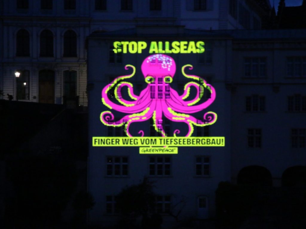 Activists protest Pacific deep-sea mining by Swiss-based firm