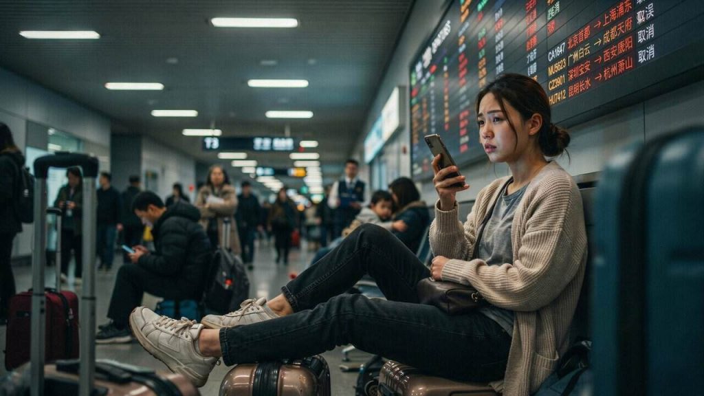 Flights Cancelled Across China as 6,734 Delays and 227 Cancellations Paralyze Hubs in Beijing, Shanghai, and Guangzhou, Leaving Passengers Stranded via China Eastern, Tianjin, Spring and More Airlines