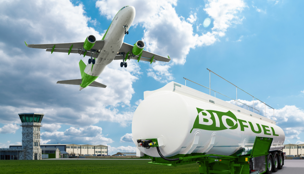 Scientists succeed in transforming food waste into sustainable aviation fuel.