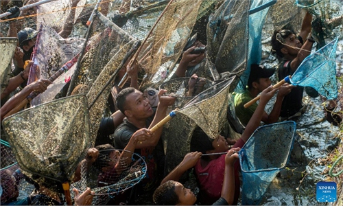 People attend Festival Memet Ikan in Indonesia