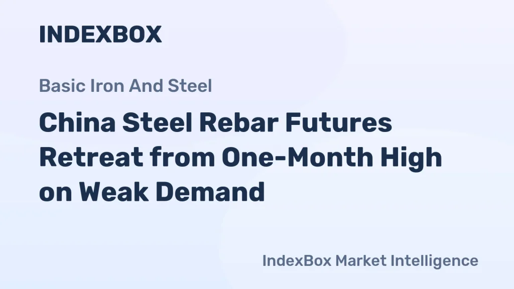 China Steel Rebar Futures Fall to CNY 3,060 Amid Property Crisis and Low Demand – News and Statistics